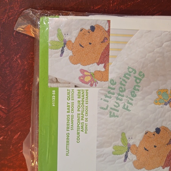 Vtg Janlynn Disney Home Winnie The Pooh #1132-58 - Quilt 34" x 44" NIP - Picture 4 of 5